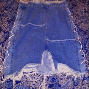 Women's jean skirt